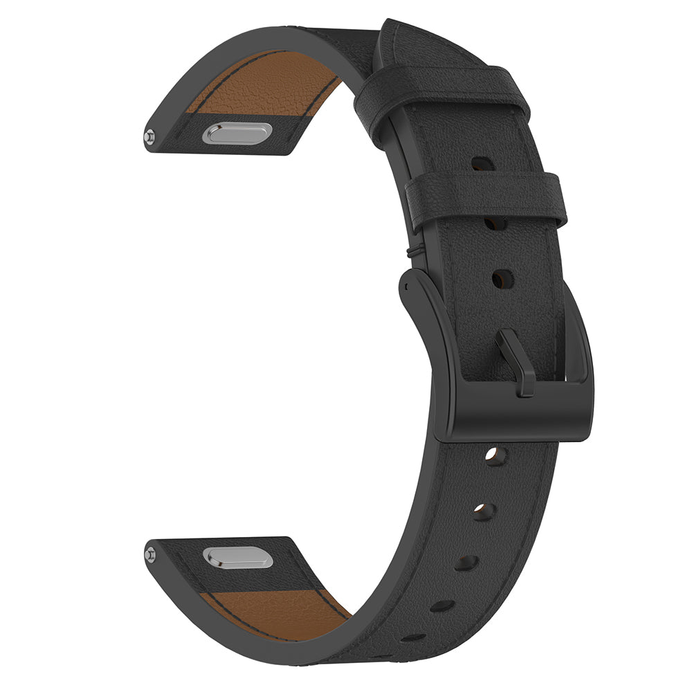 Techsuit W073 rem til Huawei Watch / Garmin Watch Series, 18mm, Sort
