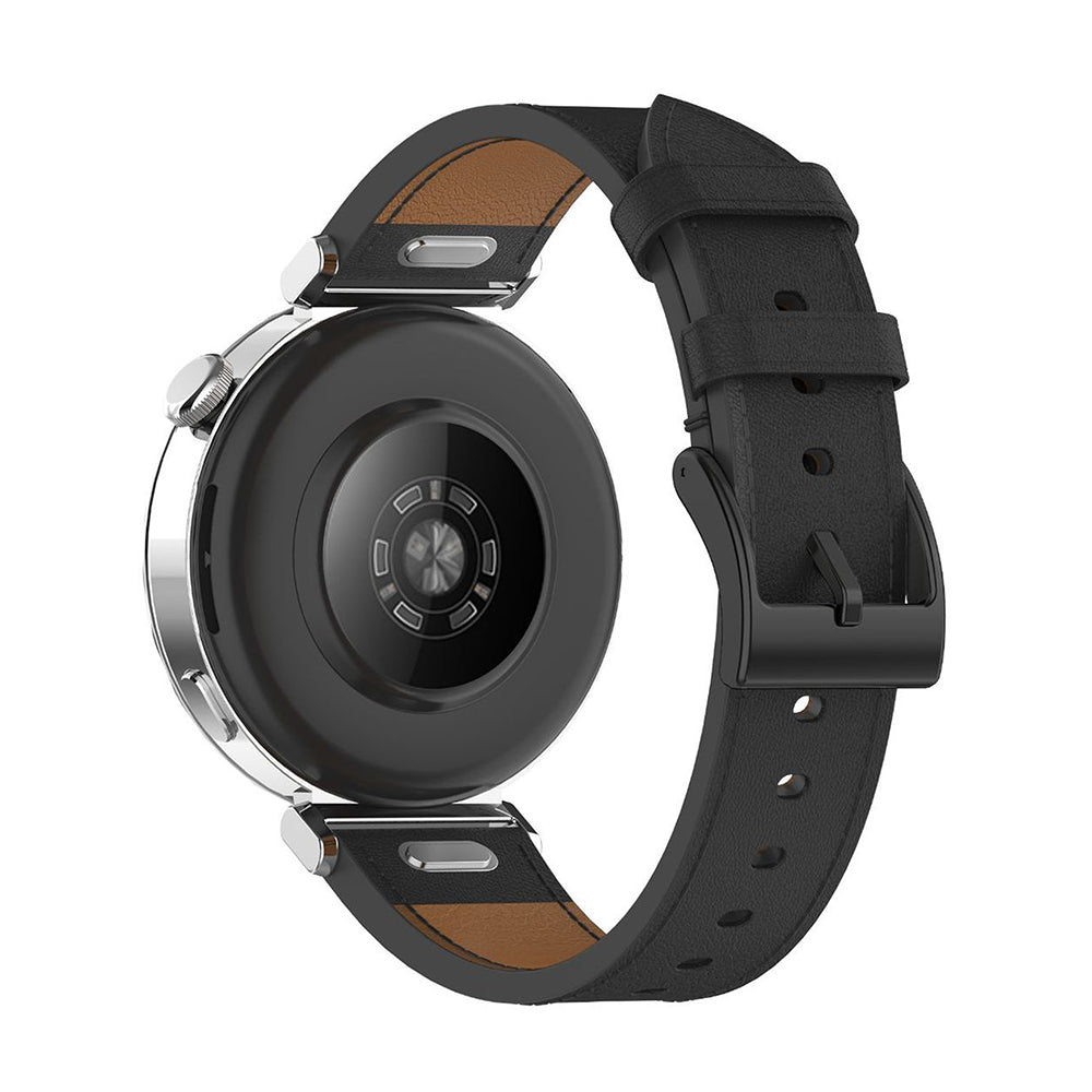 Techsuit W073 rem til Huawei Watch / Garmin Watch Series, 18mm, Sort
