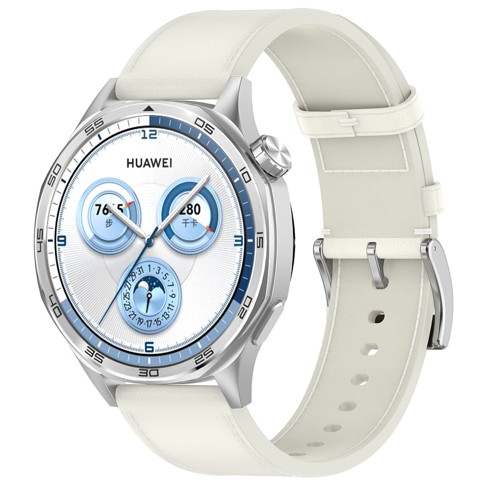 Techsuit W073 rem til Samsung Galaxy Watch / Huawei Watch Series, 22mm, Hvid