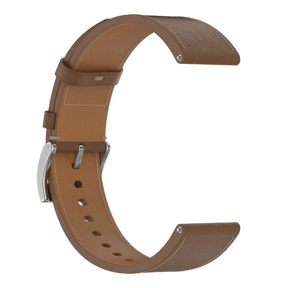 Techsuit W073 rem til Samsung Galaxy Watch / Huawei Watch Series, 22mm, Brun