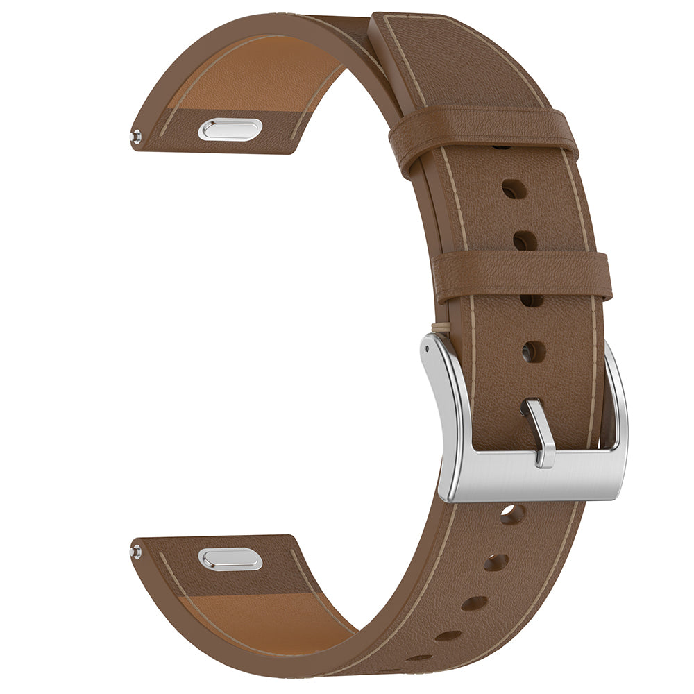 Techsuit W073 rem til Samsung Galaxy Watch / Huawei Watch Series, 22mm, Brun