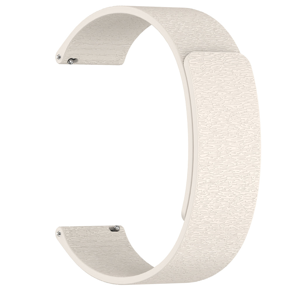 Techsuit W074 rem til Huawei Watch / Garmin Watch Series, 18mm, Beige