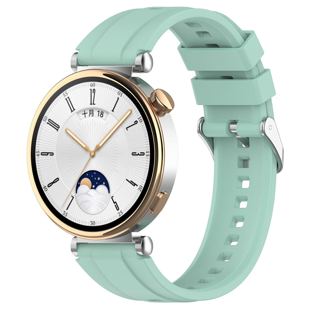Techsuit W075 rem til Huawei Watch / Garmin Watch Series, 18mm, Grøn.