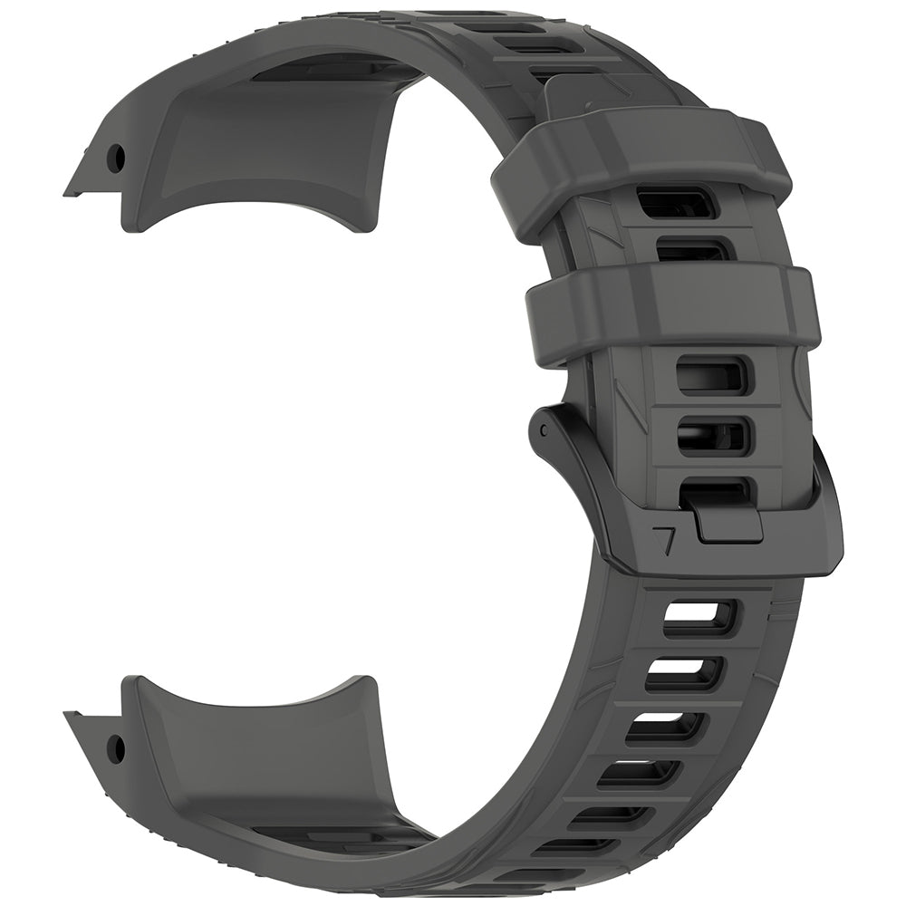 Techsuit W077 rem til Garmin Instinct 3 45mm Solar / Instinct 3 45mm, Grå