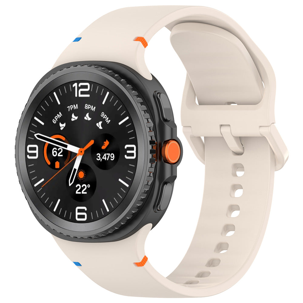 Techsuit W079 rem til Samsung Galaxy Watch 8 Classic / Watch8 44mm / Watch 8 40mm, Beige