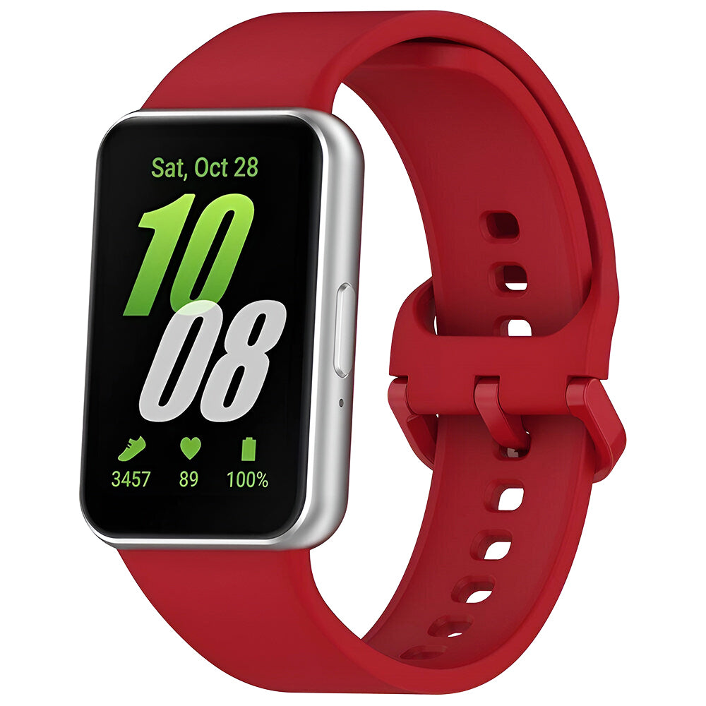Techsuit rem W086 til Samsung Galaxy Fit3 R39M, Rød