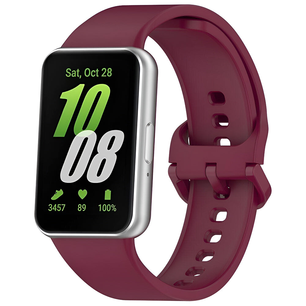 Techsuit rem W086 til Samsung Galaxy Fit3 R39M, Vinrød