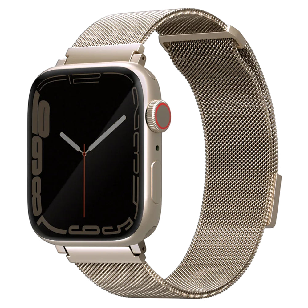 UNIQ Dante rem til Apple Watch 42mm / 41mm / 40mm / 38 Series, Guld