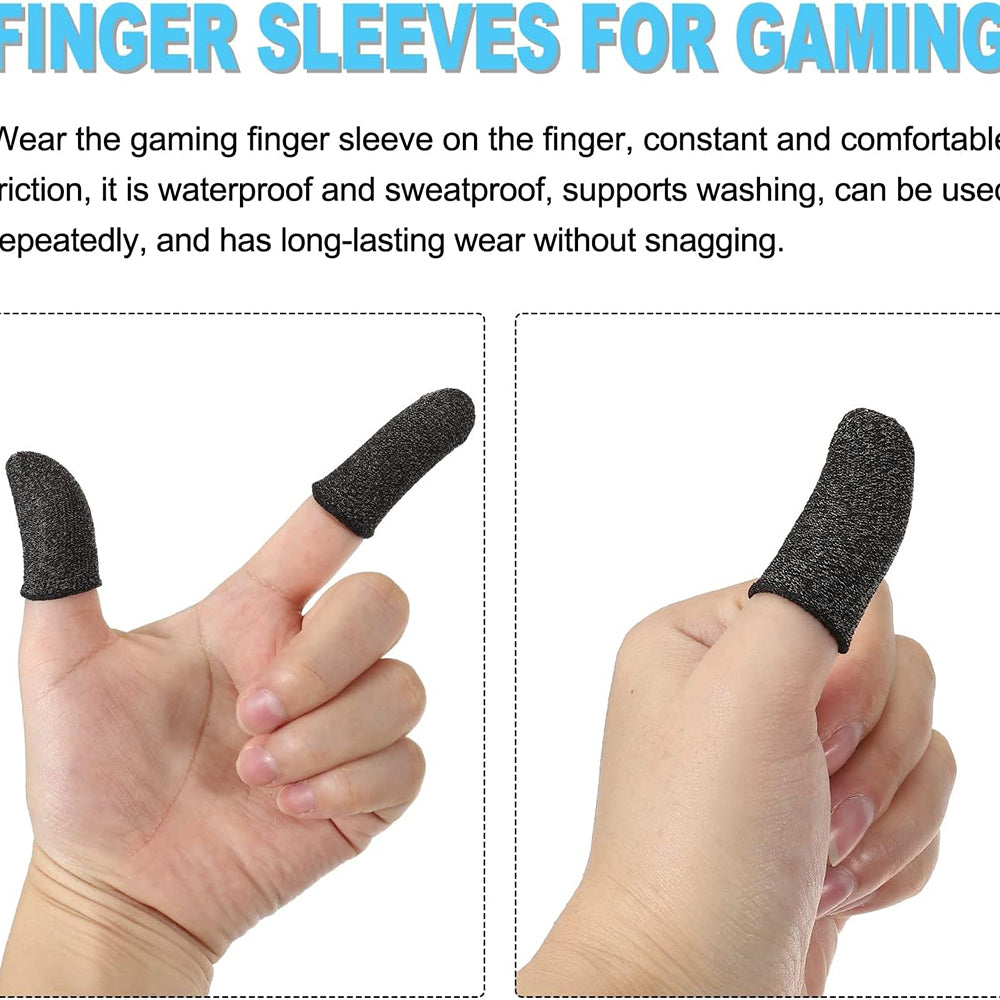 Gaming Finger Sleeves Techsuit FS3-01, Sorte