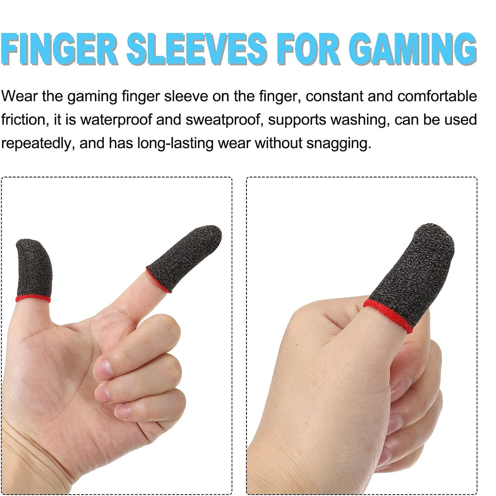 Gaming Finger Sleeves Techsuit FS3-02, Røde