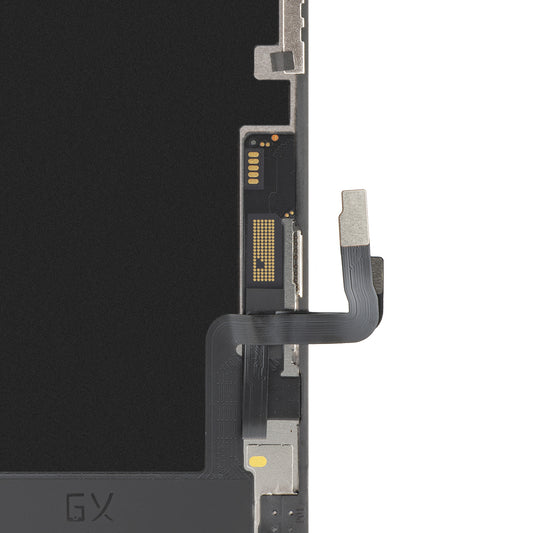 Touchscreen Display GX til Apple iPhone 12 / 12 Pro, med ramme, OLED IC Movable Version, Sort