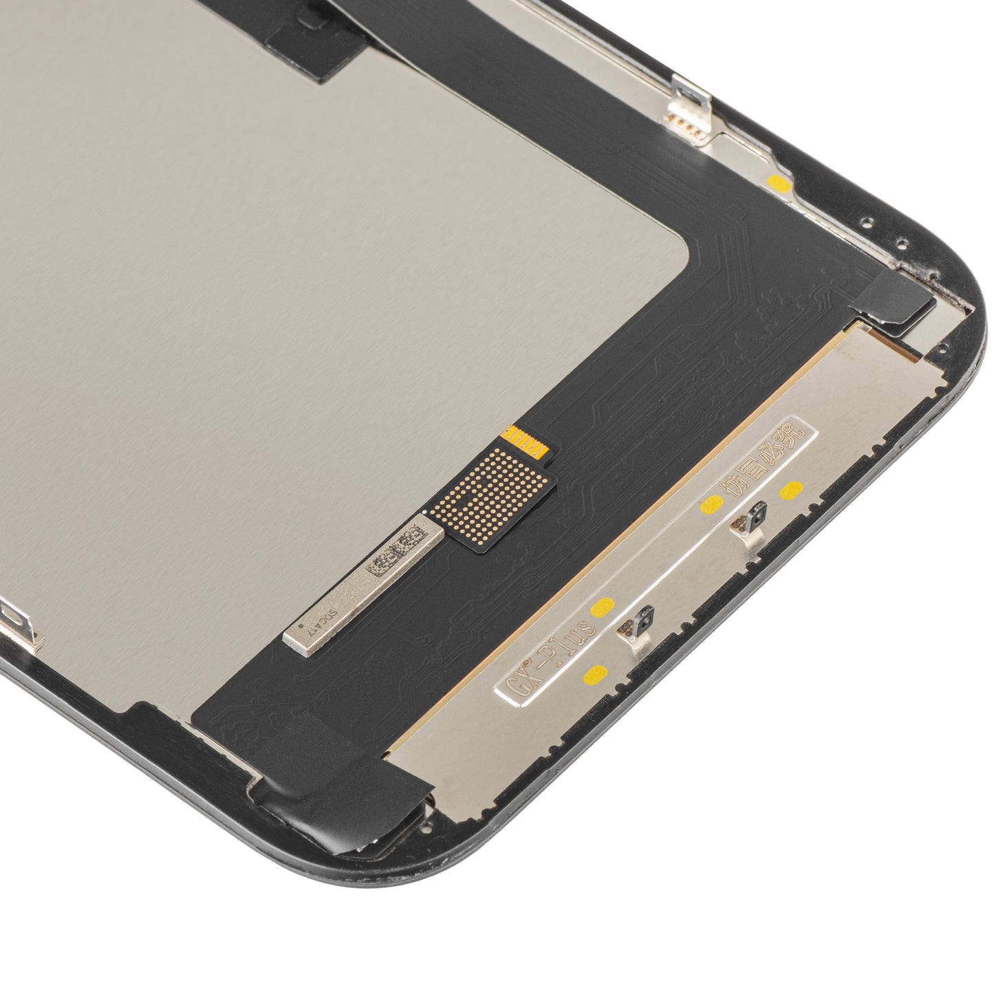 Display med Touchscreen GX til Apple iPhone 14 Plus, med Ramme, OLED IC Movable Version, Sort