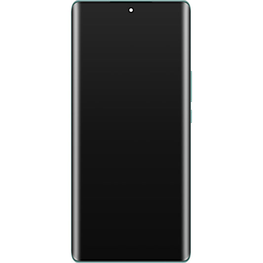 Touchscreen Display Touchscreen Honor Magic5 Lite, med ramme og batteri, Emerald Green, Service Pack 0235AEMX