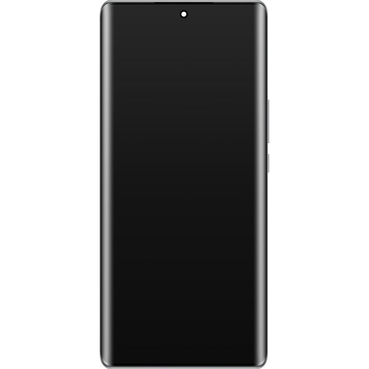 Touchscreen Display Touchscreen Honor Magic5 Lite, med ramme og batteri, Titanium Silver, Service Pack 0235AEMY