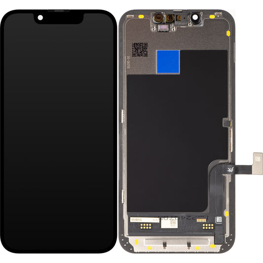 Touchscreen Display JK til Apple iPhone 13 mini, med ramme, In-Cell LCD-version, sort