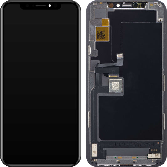 JK Touchscreen Display til Apple iPhone 11 Pro, med ramme, In-Cell LCD-version, sort