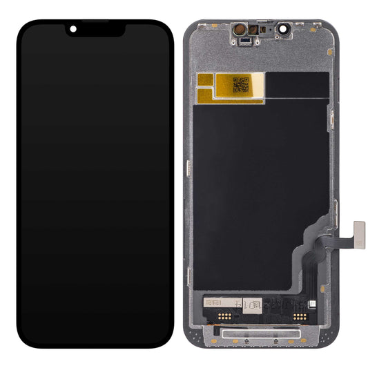 Touchscreen Display JK til Apple iPhone 13, med ramme, In-Cell LCD-version, sort