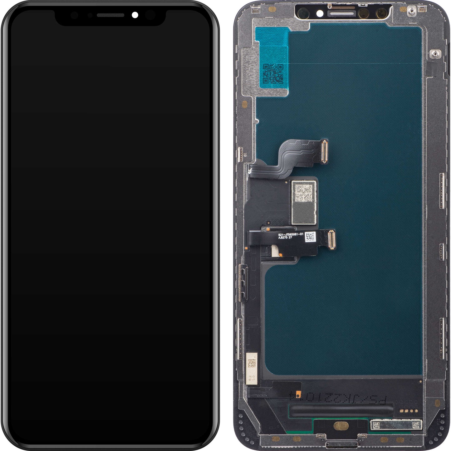 JK Touchscreen Display til Apple iPhone XS Max, med ramme, In-Cell LCD-version, sort