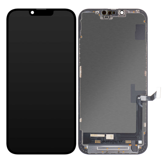 Touchscreen Display JK til Apple iPhone 14 Plus, med ramme, In-Cell LCD-version, sort