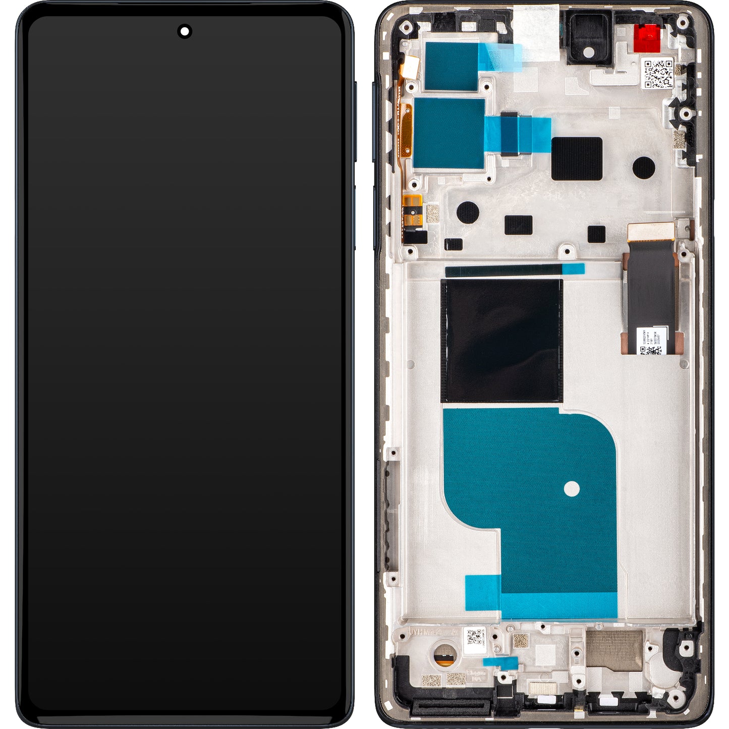 Touchscreen Display Motorola Edge 30 Pro, med ramme, sort, Service Pack 5D68C20263