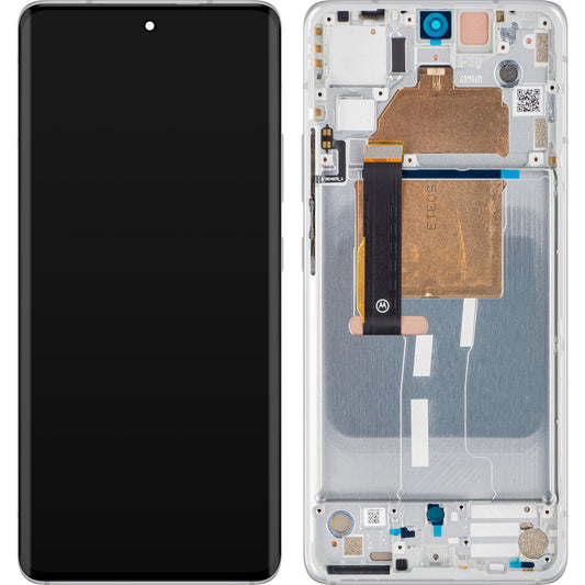 Motorola Edge 30 Fusion Touchscreen Display, med ramme, Aurora White, Service Pack 5D68C21528