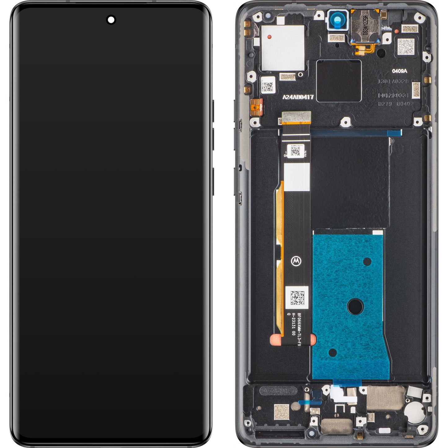 Touchscreen-display Motorola Edge 40, med ramme, sort (Eclipse Black), Swap 5D68C22670