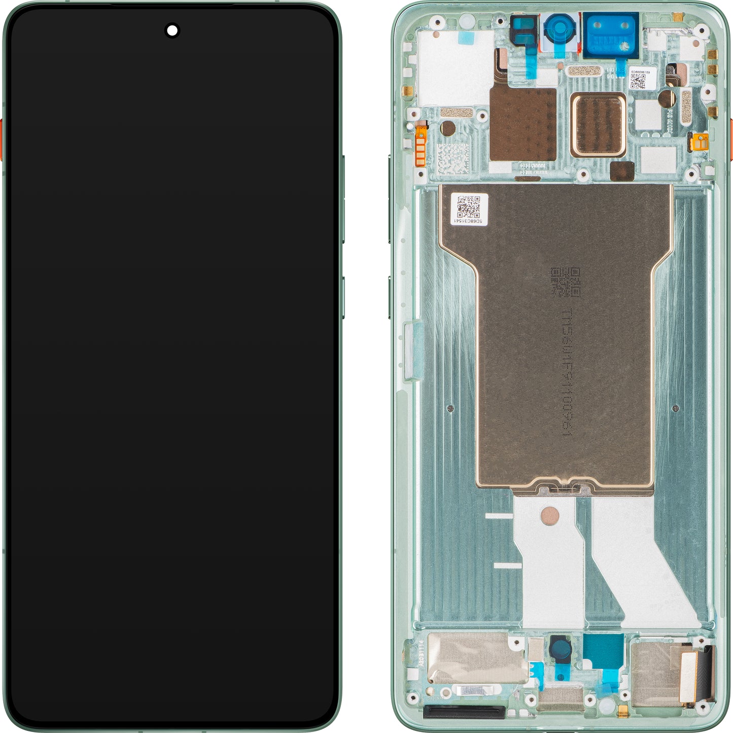 Display med Touchscreen Motorola Edge 70, med Ramme, Grøn (Lily Pad), Service Pack 5D68C31542