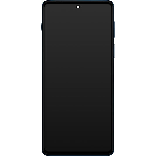 Motorola Edge 20 Pro Touchscreen Display Motorola Edge 20 Pro, med ramme, Midnight Blue, Service Pack 5D68C19375