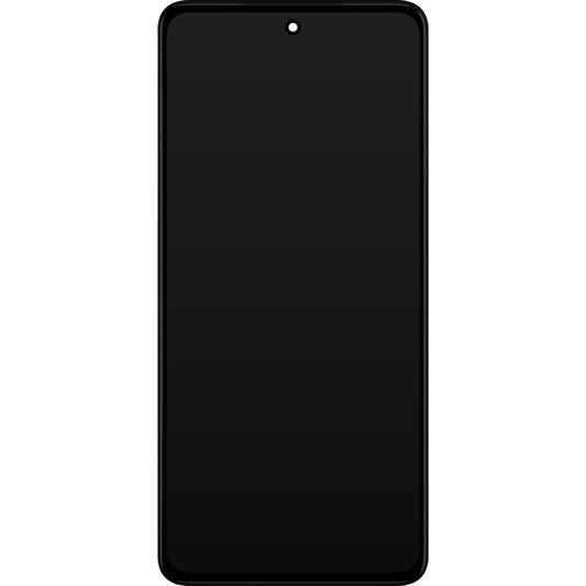 Motorola Moto Moto G52 Touchscreen Display, med ramme, sort, Service Pack 5D68C20495