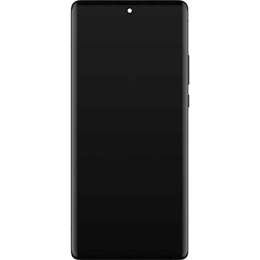 Touchscreen Display Motorola Edge 30 Ultra, med ramme, sort (Interstellar Black), Service Pack 5D68C21452