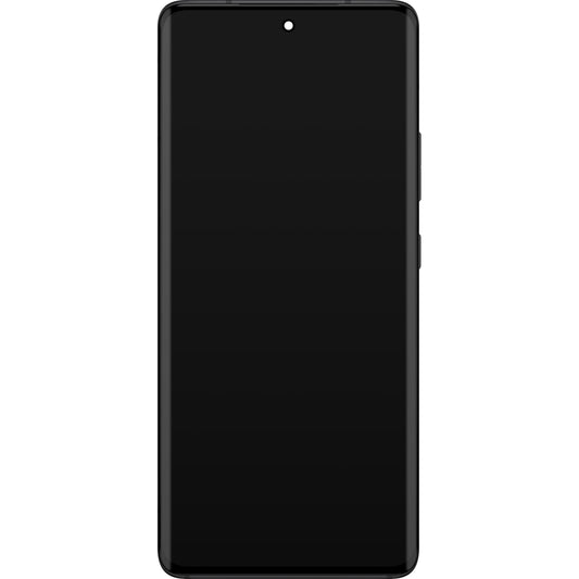Berøringsskærm Motorola Edge 30 Fusion, med ramme, sort (kosmisk grå), servicepakke 5D68C21527