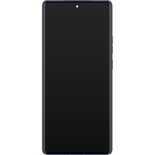 Touchscreen Display Motorola Edge 40 Pro, med ramme, Lunar Blue, Service Pack 5D68C22011