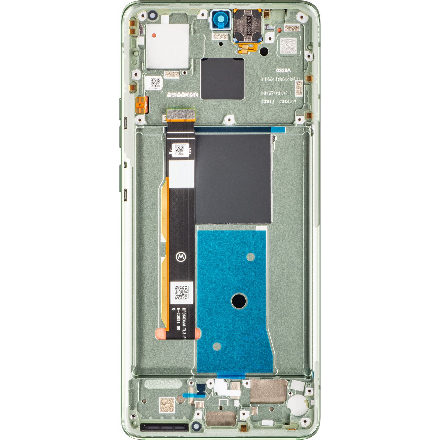 Motorola Edge 40 Touchscreen Display med ramme, Nebula Green, Service Pack 5D68C22672