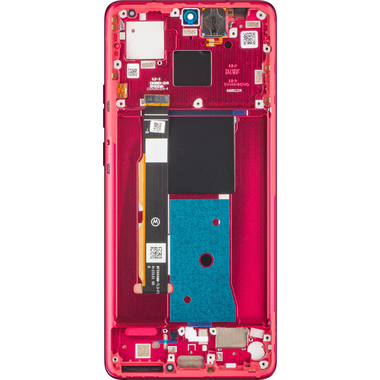 Touchscreen Display Motorola Edge 40, with Frame, Red (Viva Magenta), Service Pack 5D68C22712