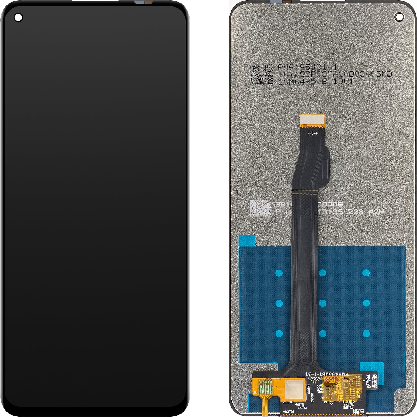 Touchscreen MP display compatible with Huawei nova 7 SE / P40 lite 5G