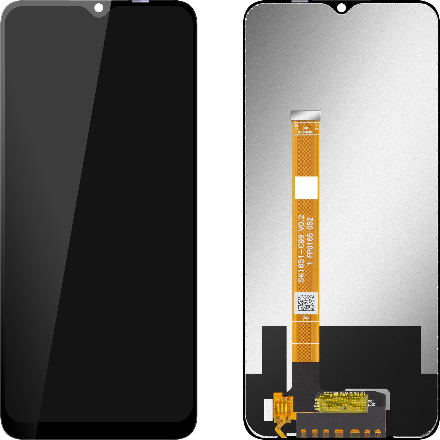 Display med Touchscreen MP kompatibel med Realme C21Y / C25Y