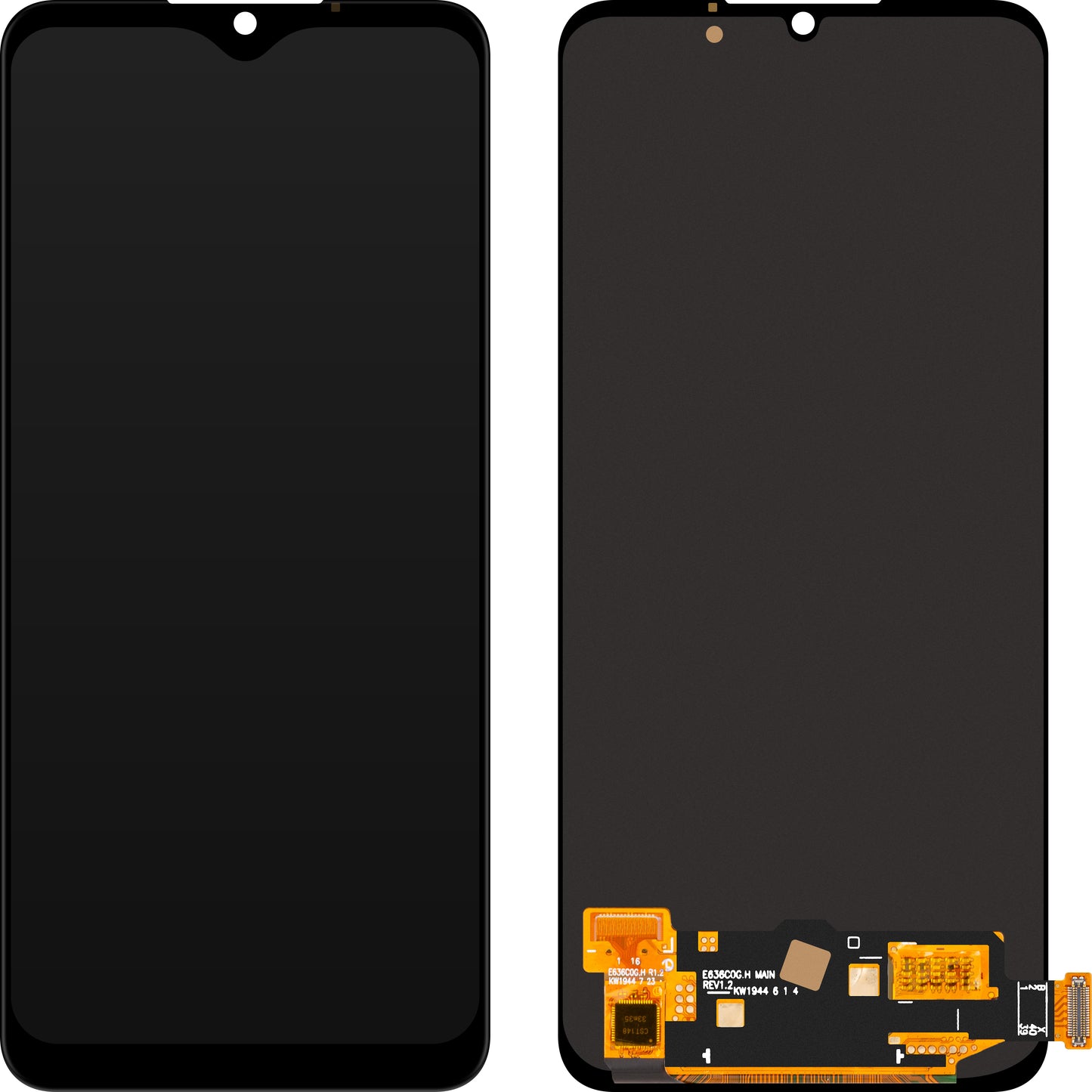 Display med MP touchscreen kompatibel med Oppo Find X2 Lite / Reno3 5G, OLED-version