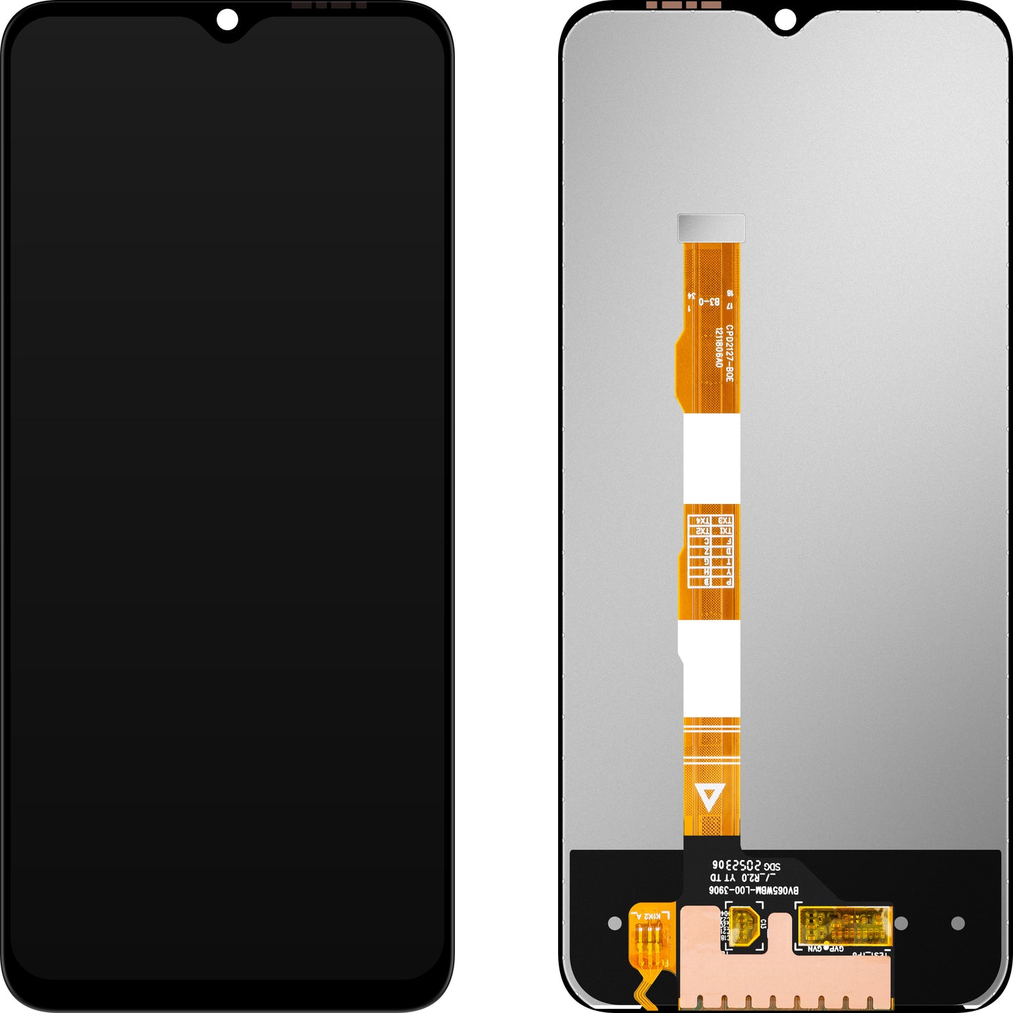 Display med MP touchscreen kompatibel med vivo Y02s / Y16 / Y21 / Y21a / Y21s / Y30 5G / Y32