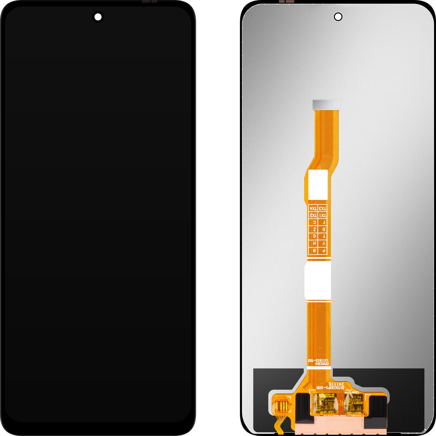 Display med Touchscreen MP kompatibel med vivo Y28 4G