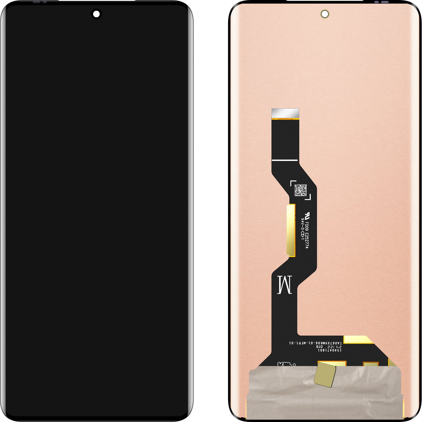 Display med Touchscreen MP kompatibel med Motorola Edge 50 / Edge 50 Pro, OLED-version