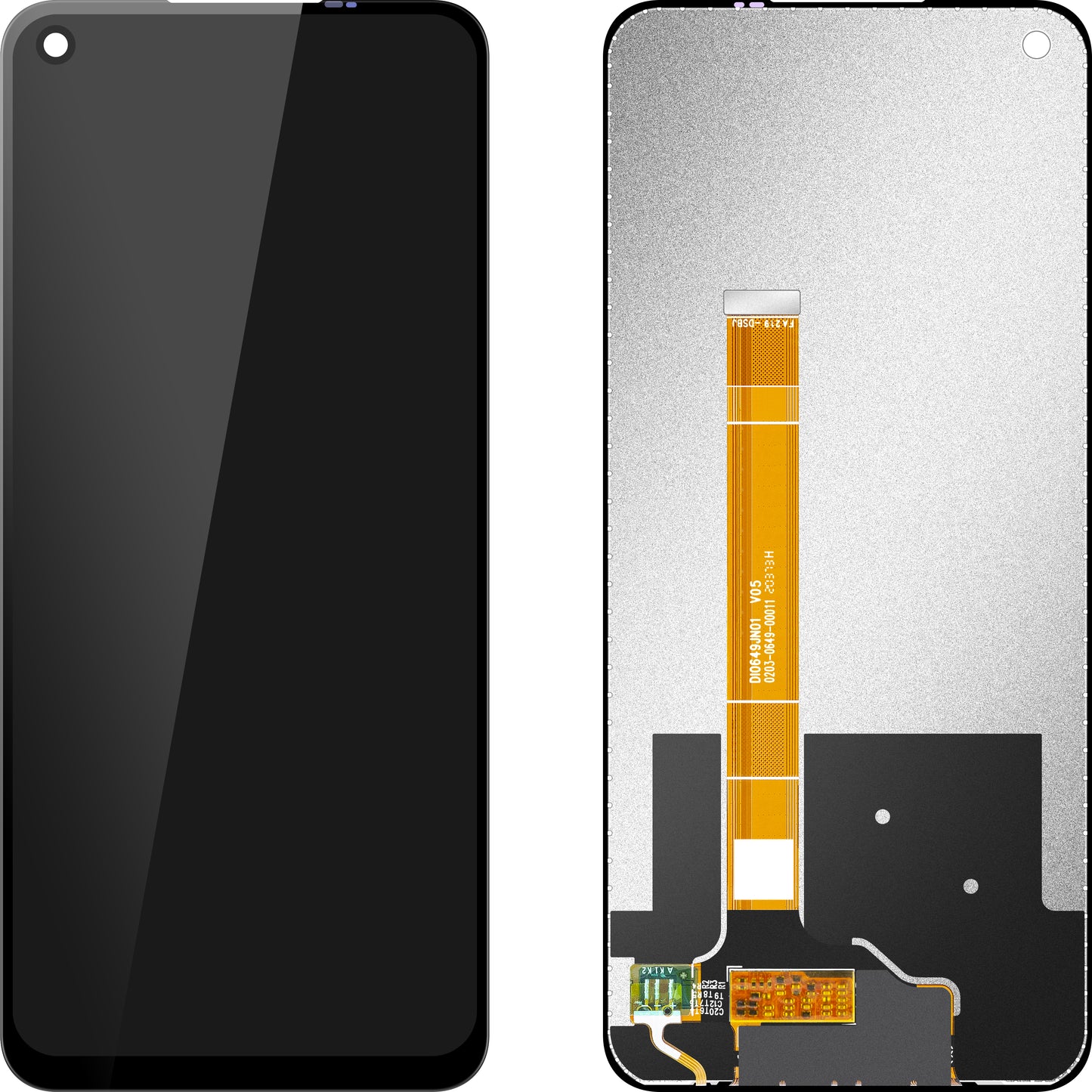 Display med Touchscreen MP kompatibel med Realme 7 5G