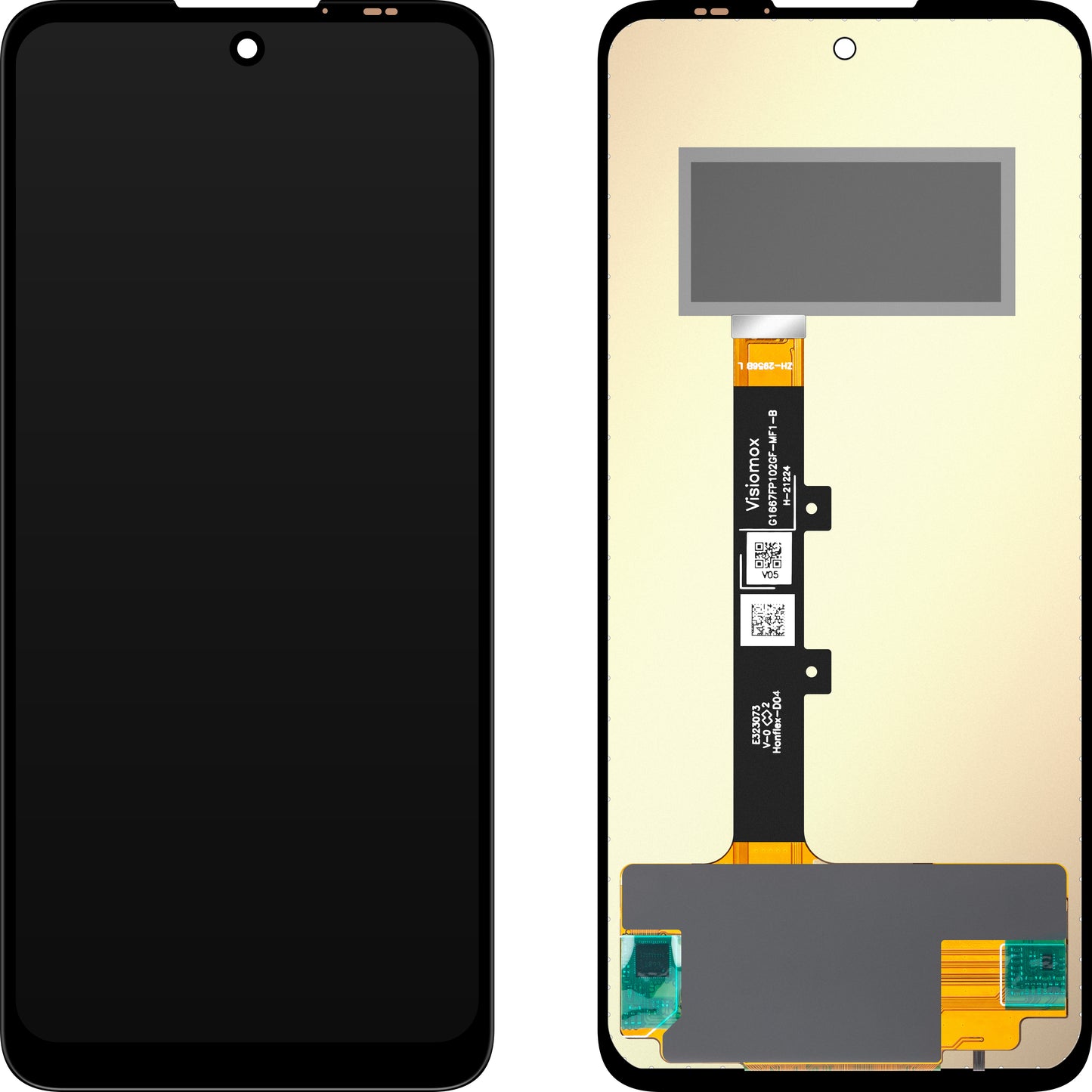 Display med touchscreen MP kompatibel med Motorola Edge 20 Fusion / Edge 20 Lite