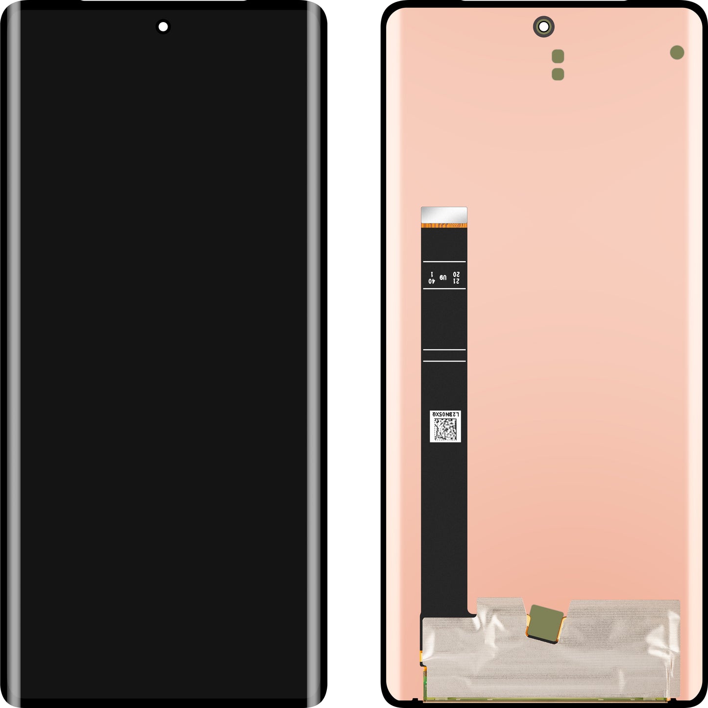 Display med Touchscreen MP kompatibel med Motorola Edge 40 Pro, OLED-version