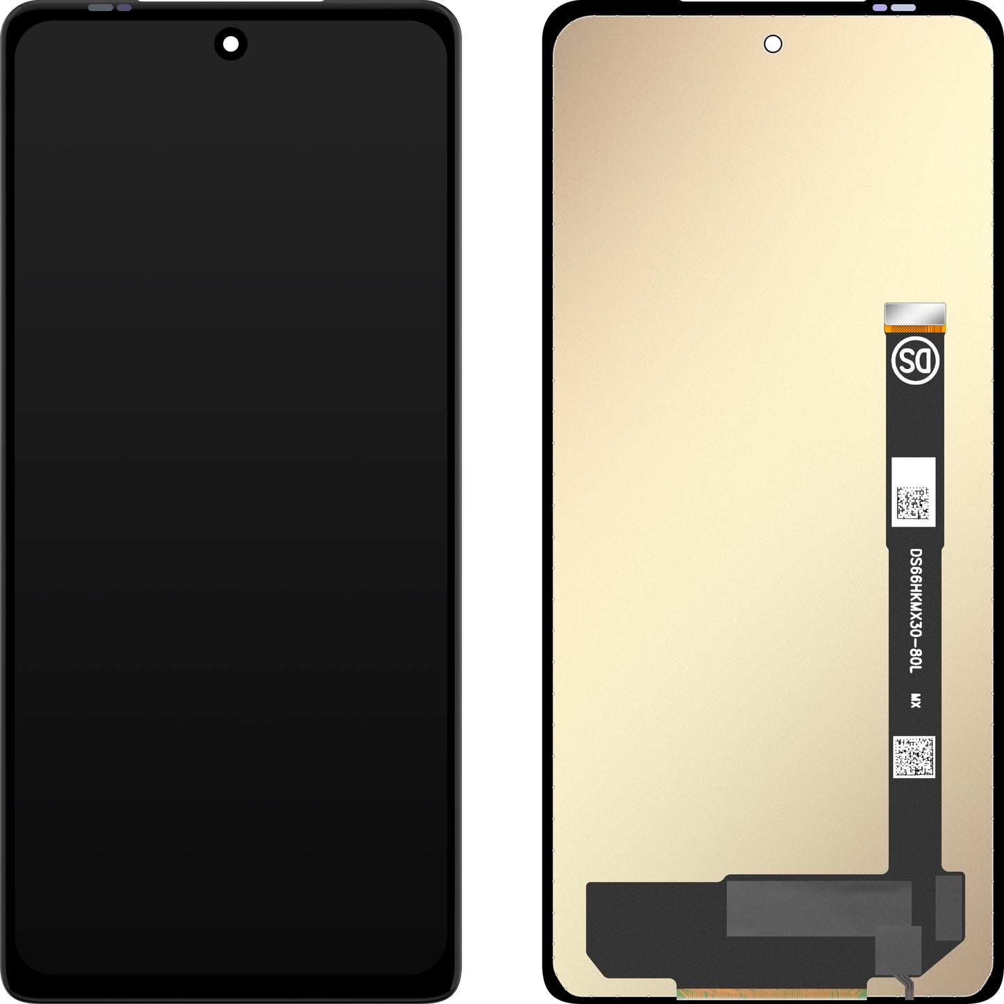 Display med touchscreen MP kompatibel med Motorola Edge 20 / Edge 20 Pro / Edge 30 Pro / Edge X30