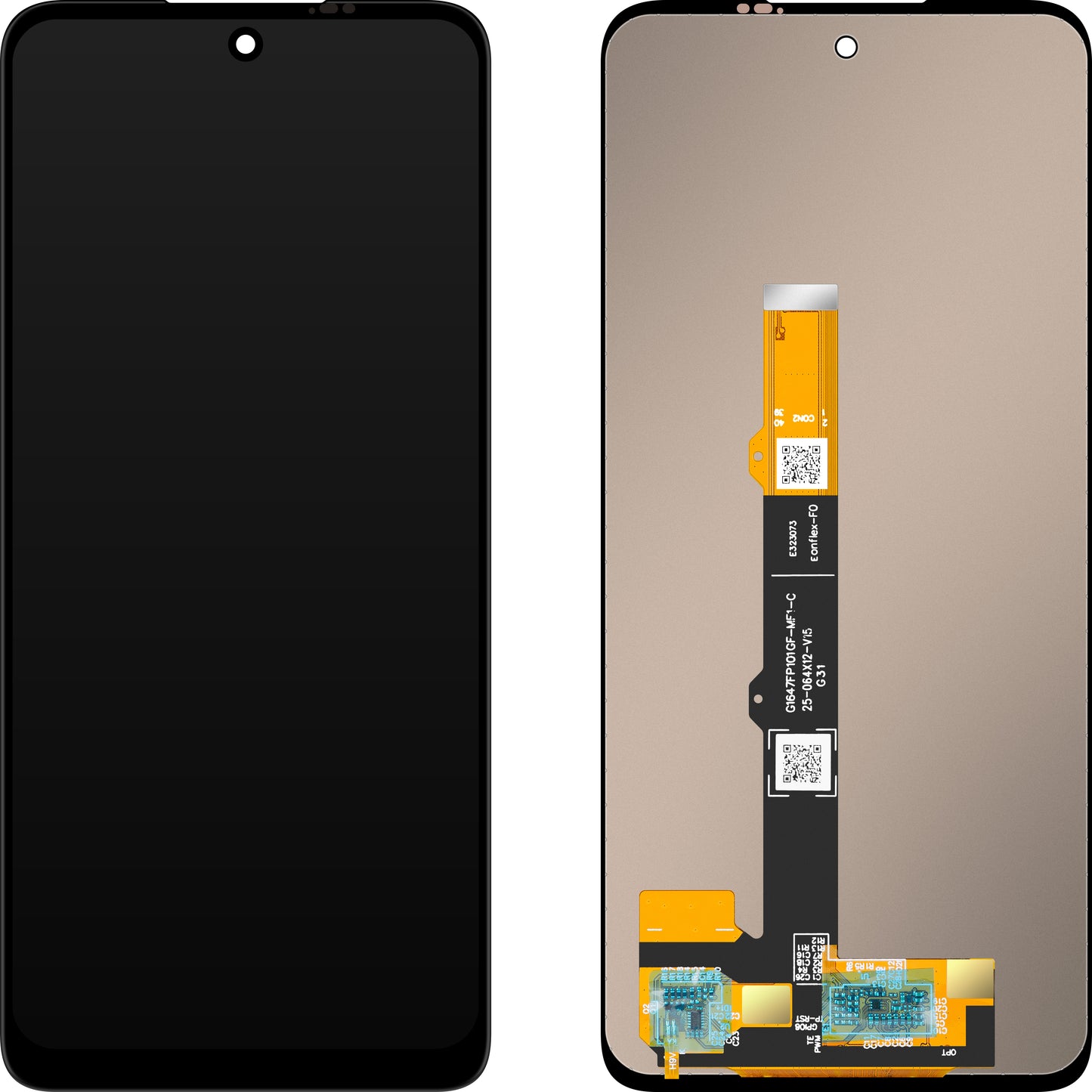 Display med Touchscreen MP kompatibel med Motorola Moto G71 5G