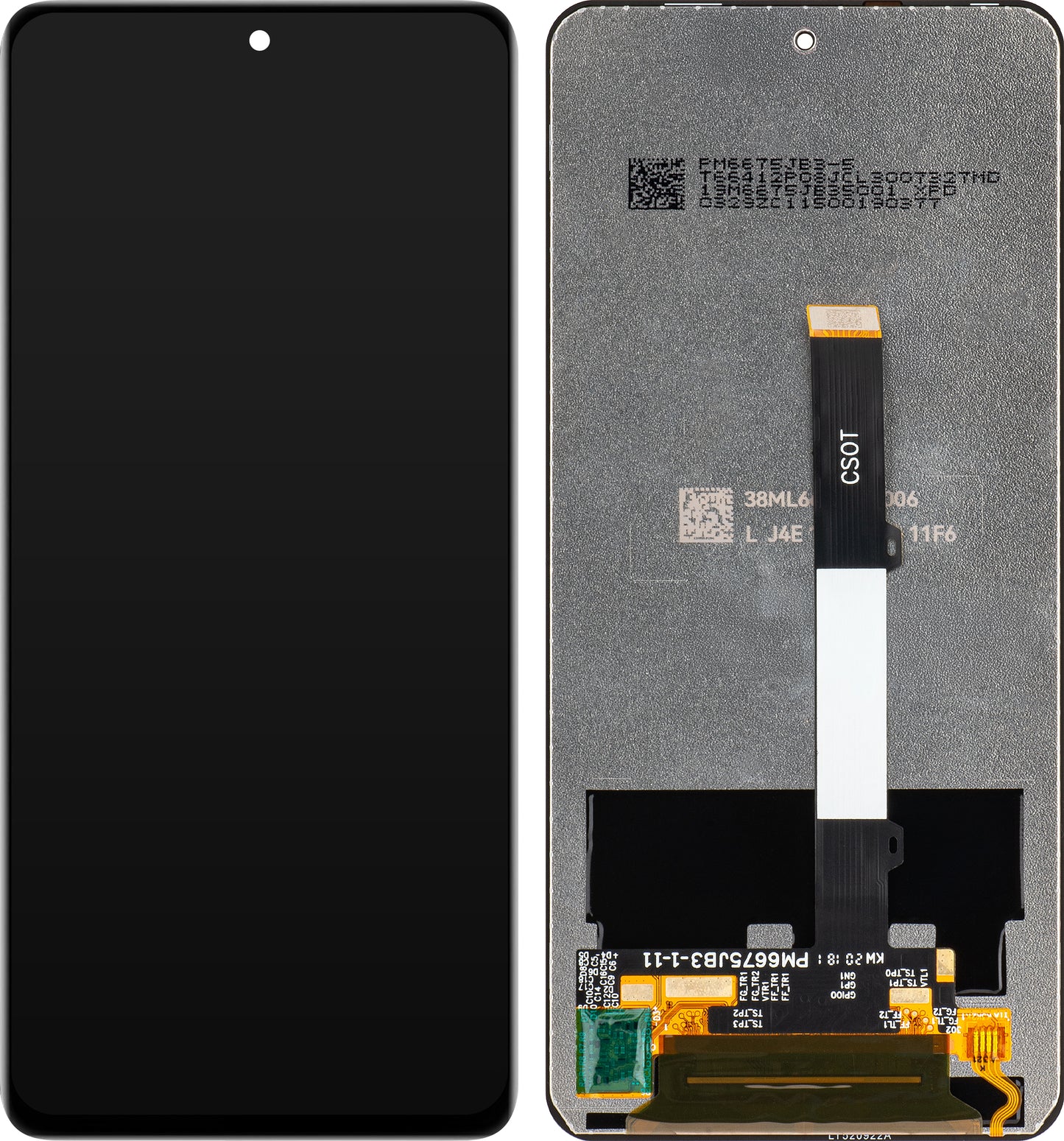 MP Touchscreen Display kompatibel med Xiaomi Poco X3 Pro / X3 NFC / X3 / Redmi Note 9 Pro 5G / Mi 10T Lite 5G