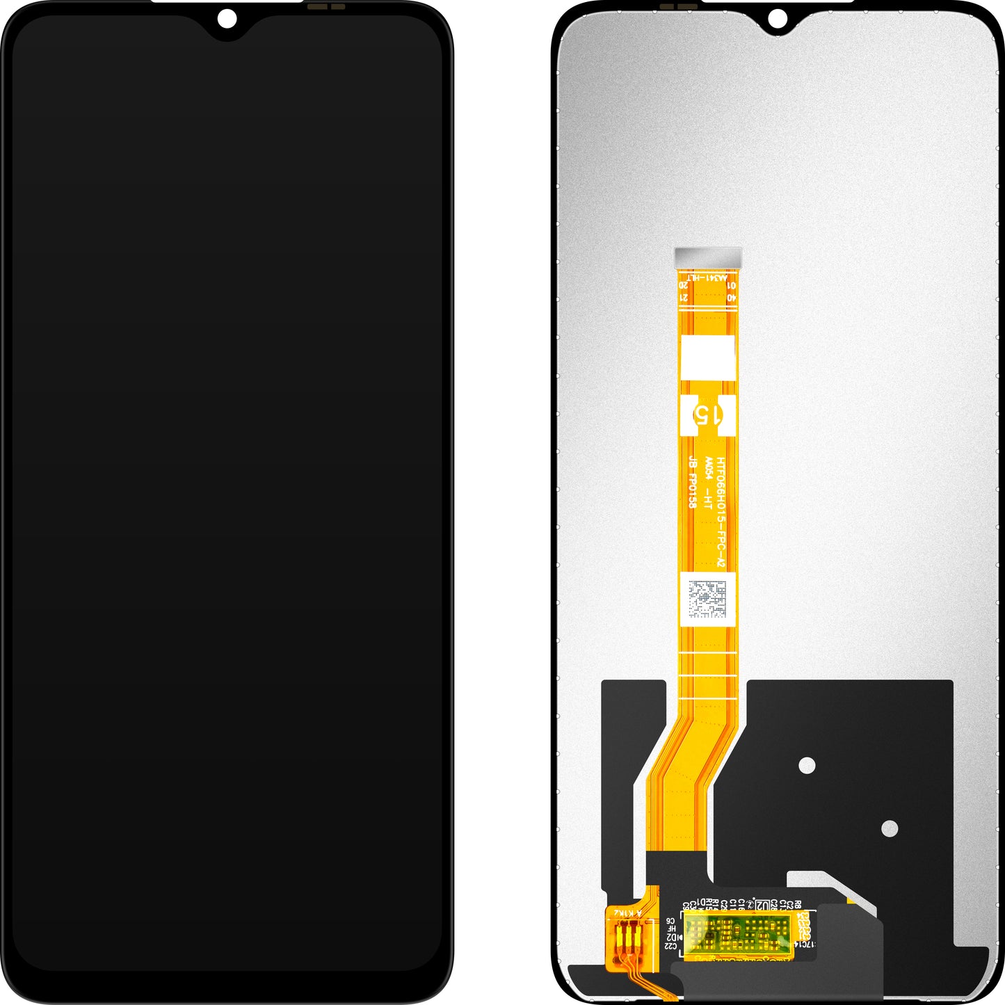 Display med MP touchscreen kompatibel med Oppo A17 / A17k / A18