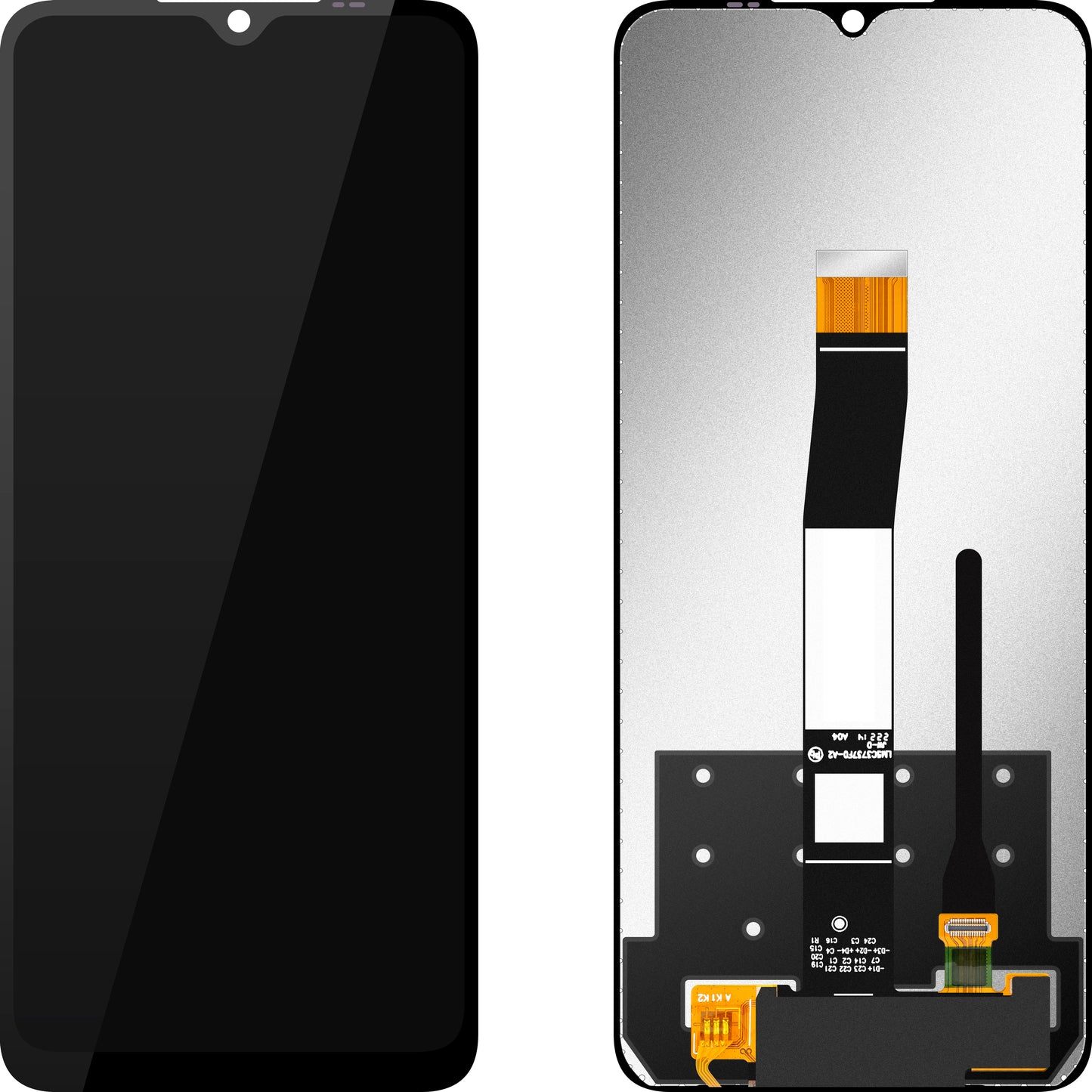 Display med MP touchscreen kompatibel med Xiaomi Poco C40 / Redmi 10 Power / 10C