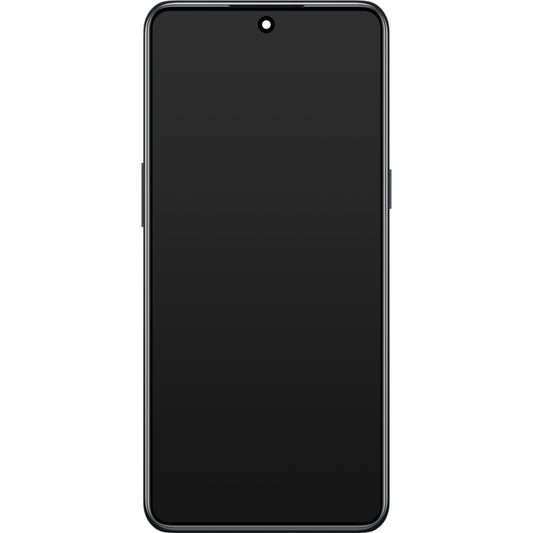 Display med Touchscreen OnePlus 10T / Ace Pro, med Ramme, Sort (Moonstone Black), Service Pack 4130326
