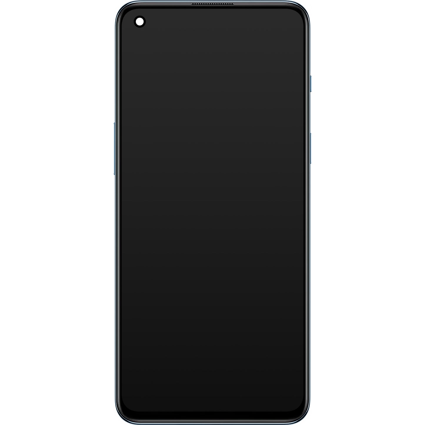 OnePlus Nord 2 5G Touchscreen-display med ramme, blå (Blue Haze), Service Pack 4907924